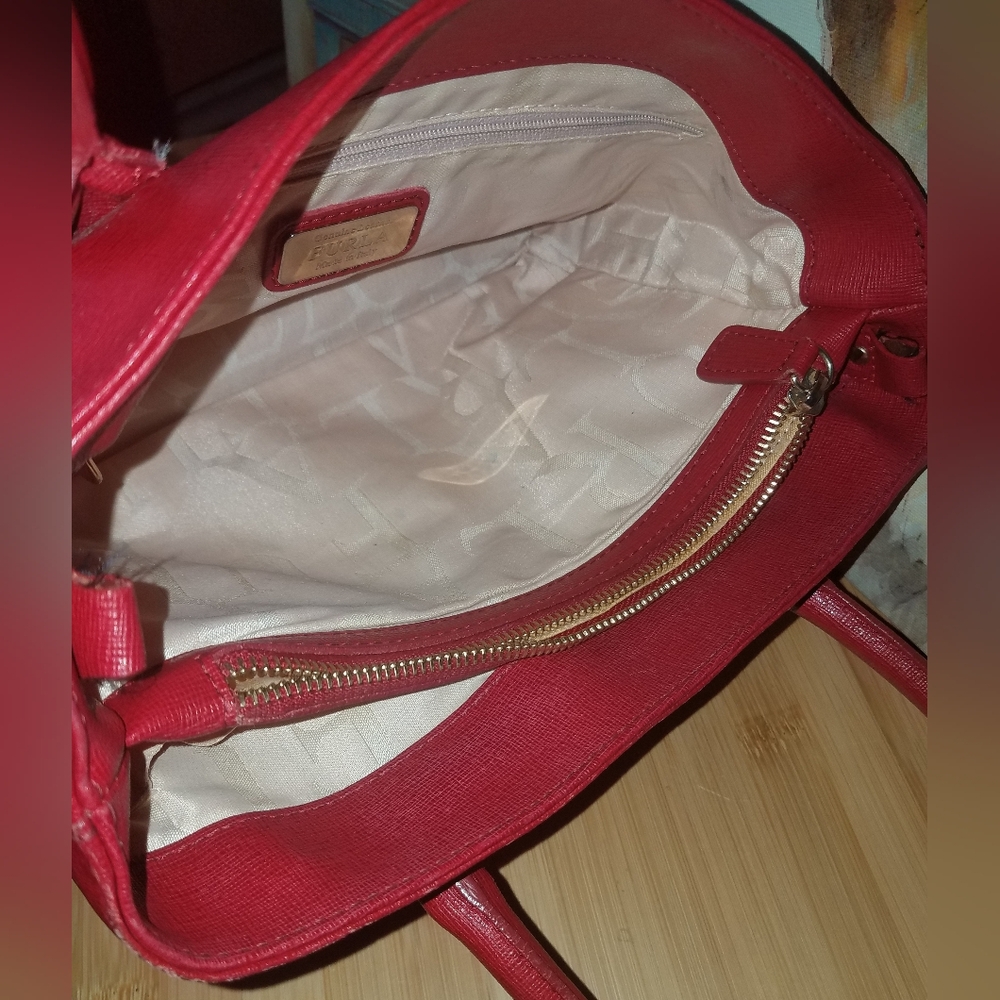 Furla Safiano Leather Small Josi Tote - Picture 12 of 17